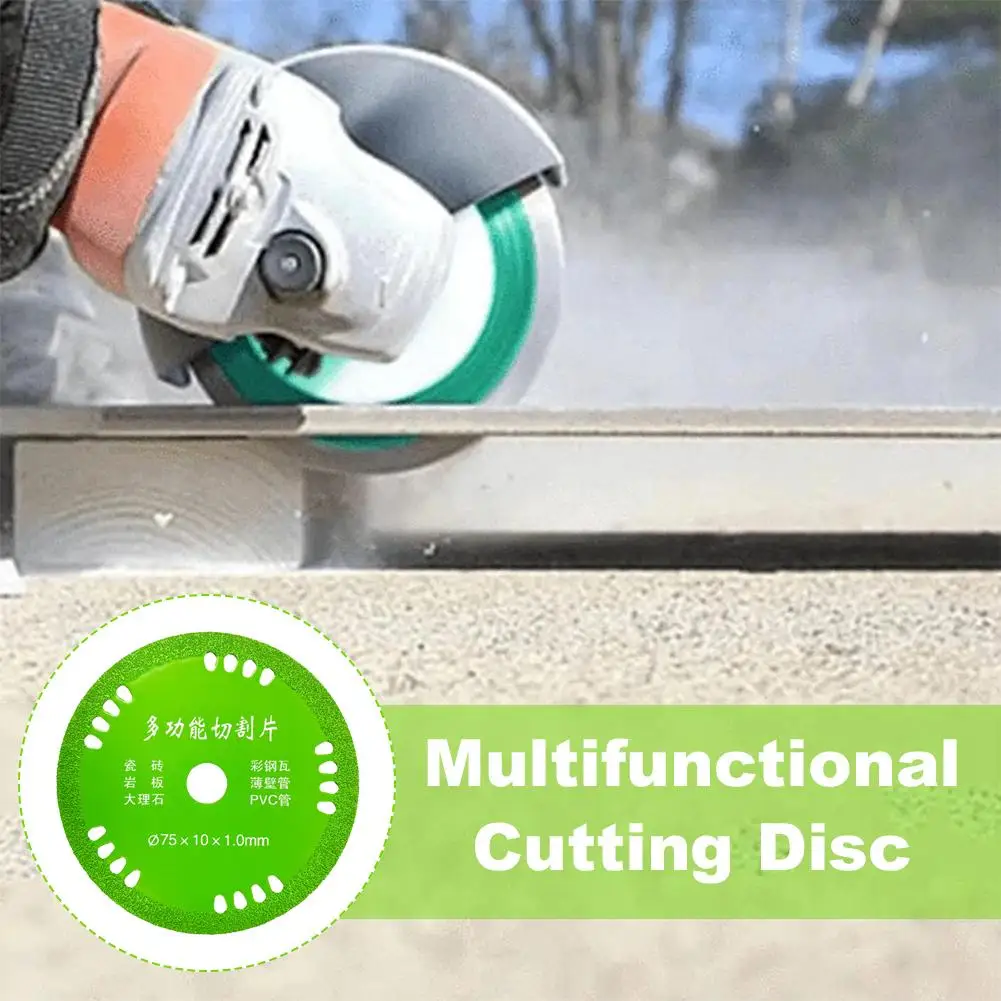 Get Smooth and Precise Cuts with 3 Inch Cutting Disc Saw Perfect for Glass Ceramic Wine Bottles and Metal Saw Blades W2B0