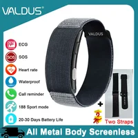 VALDUS 2026 nuevo VITRO sin pantalla pulsera inteligente ECG SOS ritmo cardíaco presión arterial deportes Fitness impermeable sin pantalla Smartwatch