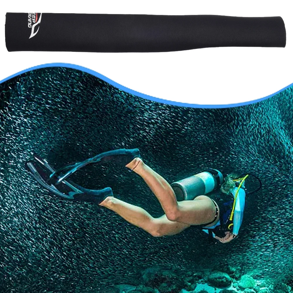 

Scuba Diving Crotch Strap Cover with Soft Pad Sleeve, Neoprene + Nylon Material, Approx 5mm Thickness, Black Color