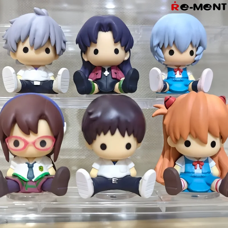 

In Stock Re-Ment Genuine Neon Genesis Evangelion Petadoll Series Miniature Scene Collecte Action Model Blind Box Gifts Toys