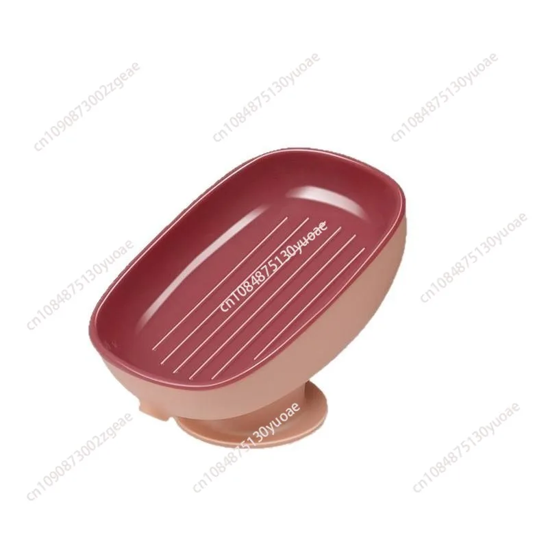 Soap Box Drain Free Punching Household Light Luxury Suction Cup Soap Box Toilet Countertop Soap Rack Bathroom Shelf