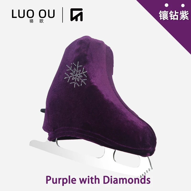 Fundas protectoras para botas de patinaje artístico, 7 colores, antiarañazos, antisuciedad, cubiertas para botas de Skate de punto grueso, protección para patinaje sobre hielo