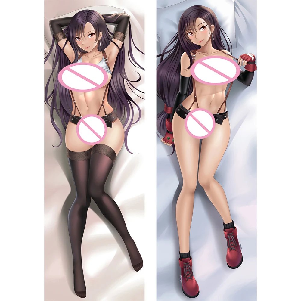 

Final Fantasy Airborne Brigade Tifa Lockhart Hugging Body Pillow Case Pilow Cover Character Cute Pillowcase Home Decor