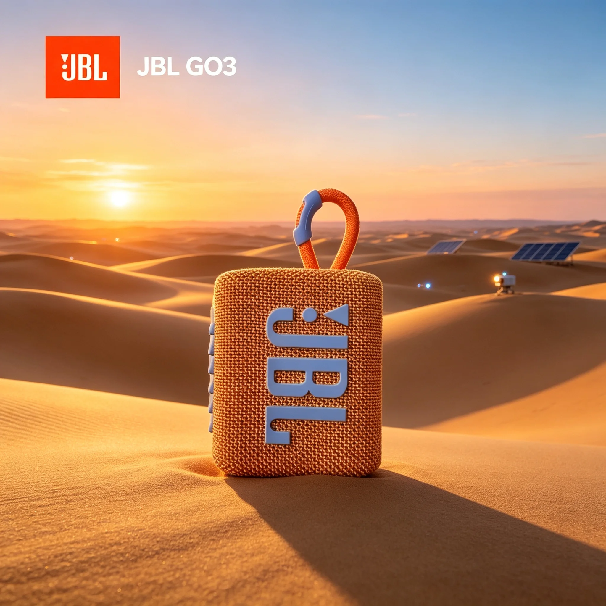 JBL GO3 Outdoor Pocket Bluetooth Speaker IP67 Waterproof JBL Pro‑Sound Wireless Audio for Camping Backpack Trips