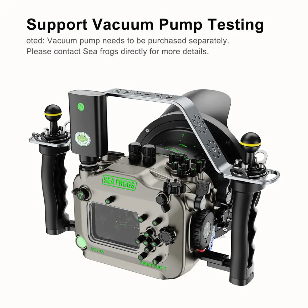 Seafrogs Aluminium Camera Case Waterdicht 100M Cover Voor Sony FXIII Onderwater Fotografie Apparatuur FX3