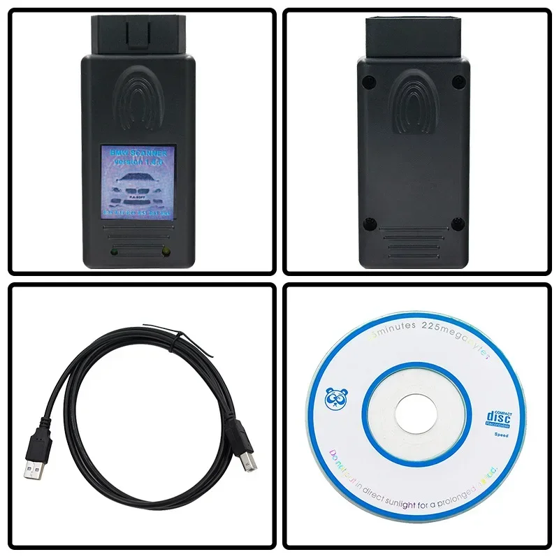 2024 Unlock Version Scanner FT232RL Full Chip Series Version 1.4 V1.4.0 Ft/Di For BMW./Auto Diagnostic Interface Coding Reader