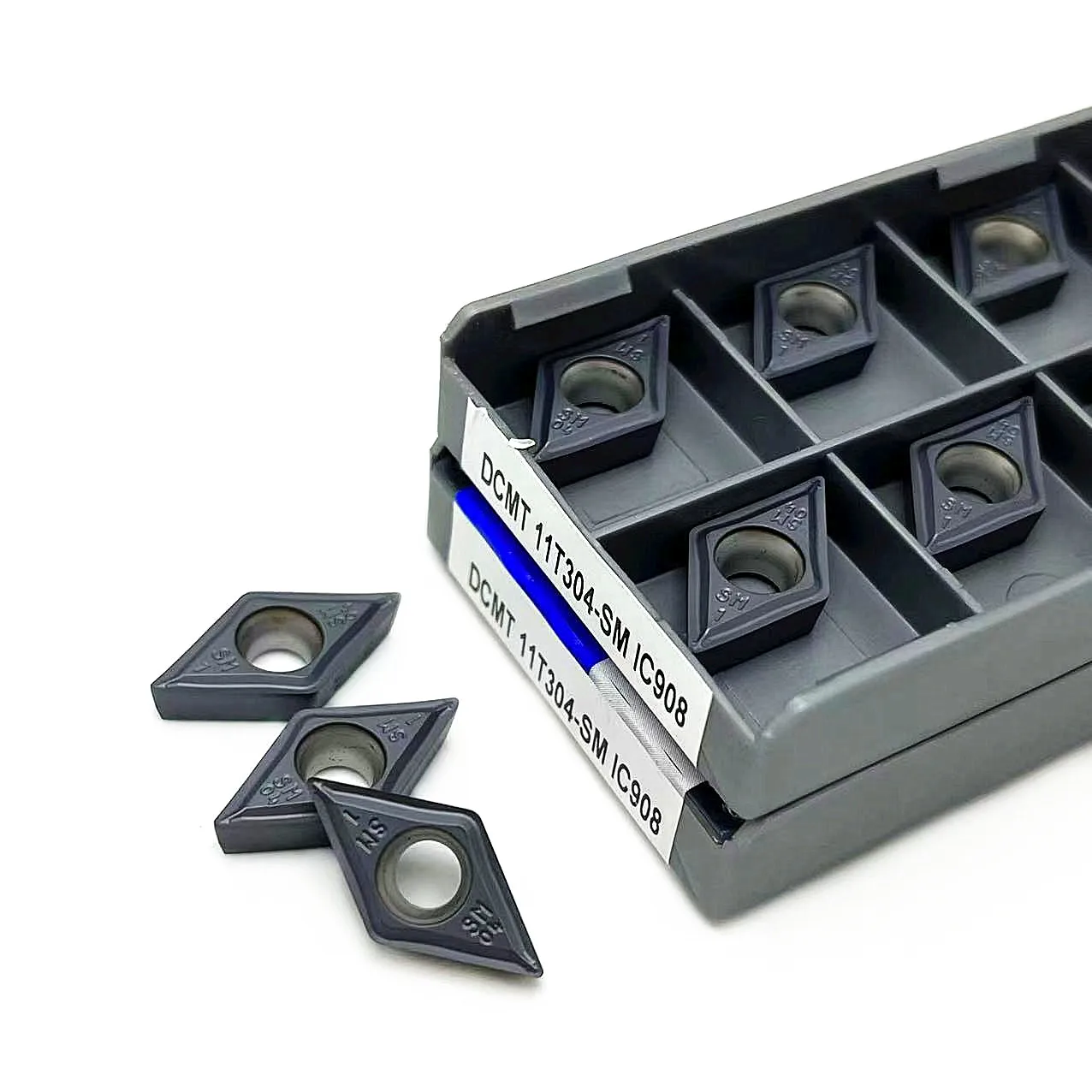 Пластины из цементированного карбида 10 шт., DCMT11T304 и SDJCR1212H11 SDJCR1616H11 SDJCR2020k11, для наружной обточки, никелированные