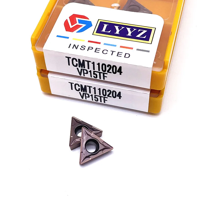 TCMT110204 LY735 LY15TF LY6020 Kim Loại Dụng Cụ Xoay Bên Ngoài Biến Dụng Cụ CNC Công Cụ Dụng Cụ Mài Dao TCMT 110204 Xay Cắt