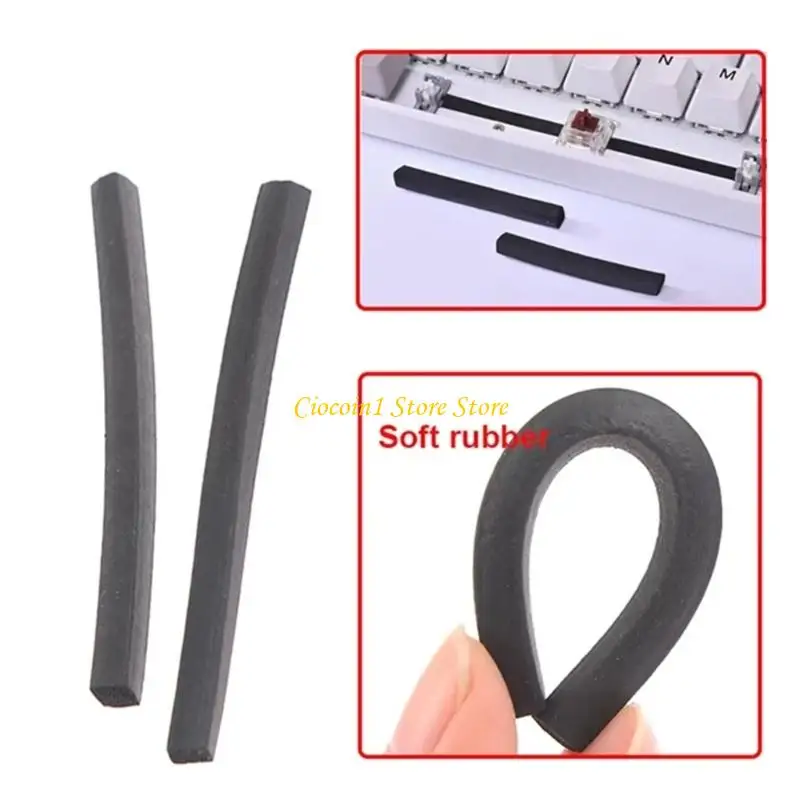 A3PC Mechanical Keyboards Space Bar Dust Seal Rubber Strips for Dust Protections Quiet