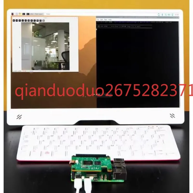 Suitable for Raspberry Pi Pi5 dedicated AI acceleration | Official HAT + 2 expansion board, equipped with Hailo-10H