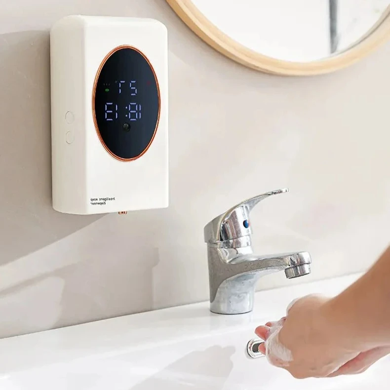 

Automatic Soap Dispenser Wall-mounted Touchless Sensor Soap Dispenser Bathroom Hand Wash Liquid Foam Soap Dispenser