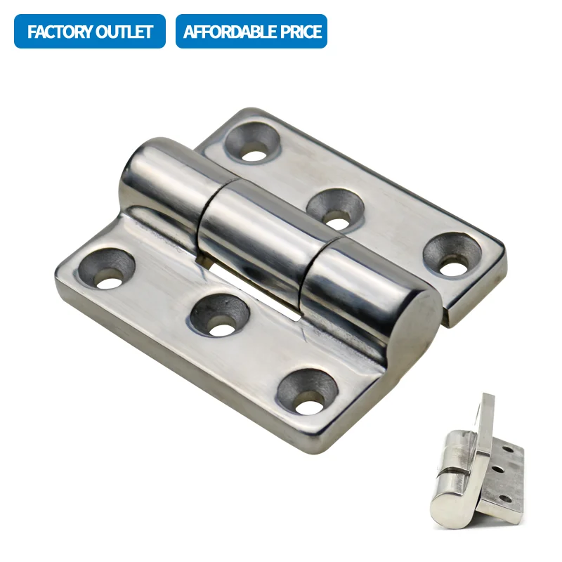 

304 Stainless Steel Heavy-Duty Folding Hinge for Industrial Cabinet Doors and Machinery Boxes