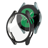 Tempered Glass+ PC Cover for Samsung Galaxy Watch 8 7 4 5 6 44mm 40mm All Coverage Protective Bumper Case Watch Accessories