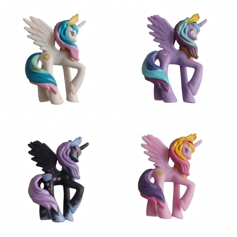 Figuras de Acción de Caballos de Dibujos Animados de la Princesa Celestia, 6 cm de Alto