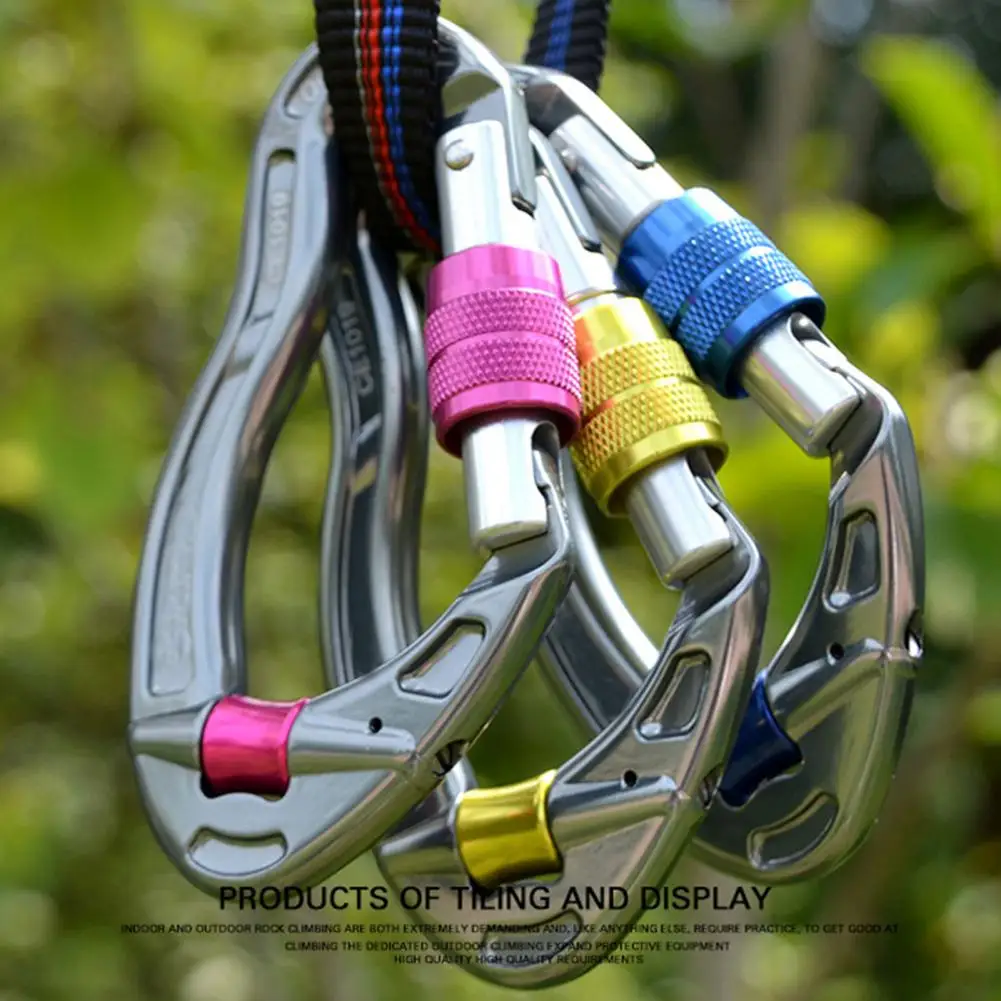 Kletter karabiner Anti oxidations verschleiß festes Kletter-Twist-Lock-Zubehör Hochleistungs-Kletter-Twist-Clip für Bergsteiger