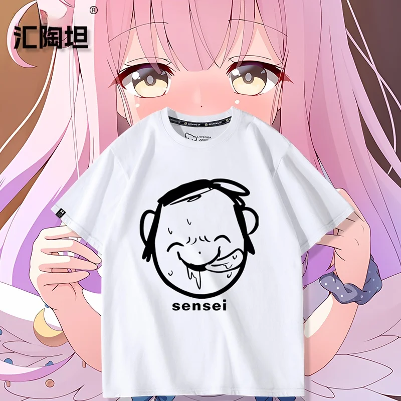 

Blue Archive Sensei Teacher Beast Form Anime Surrounding ort Sve T-irt ex Summer Casual Cotton Top Breathable