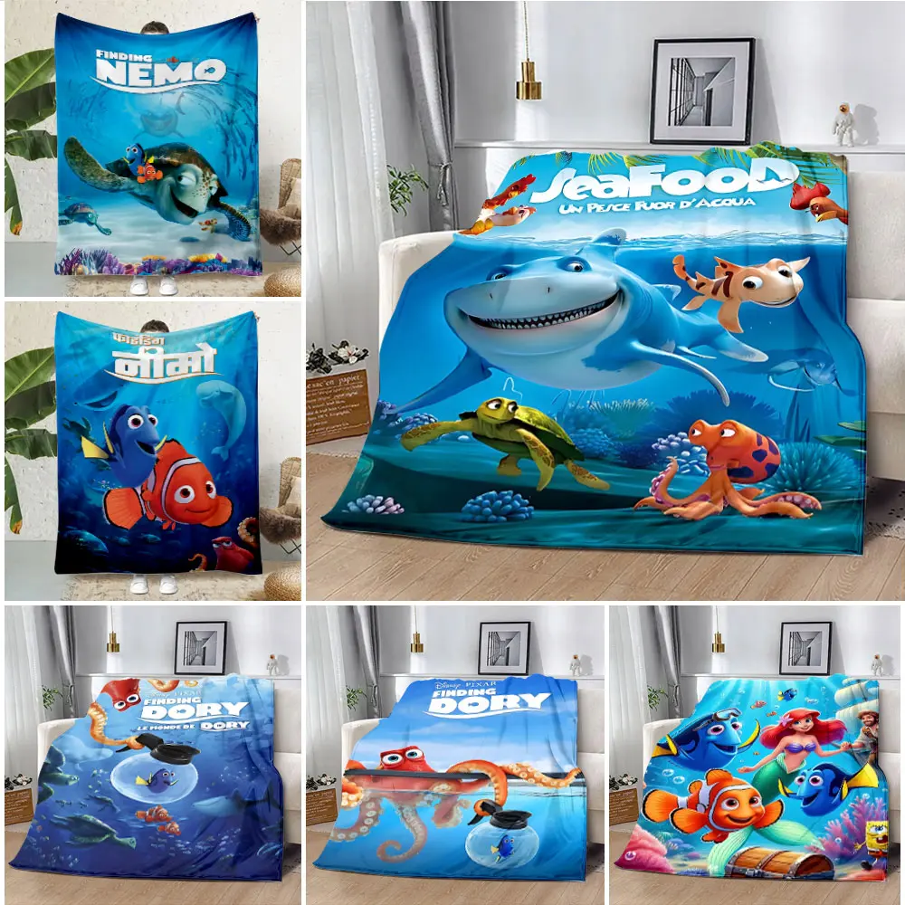 29 Style Cute Finding Nemo Cartoon Sea World Printed Blanket Picnic Blankets Warm Blanket Soft and Comfortable Blanket Home