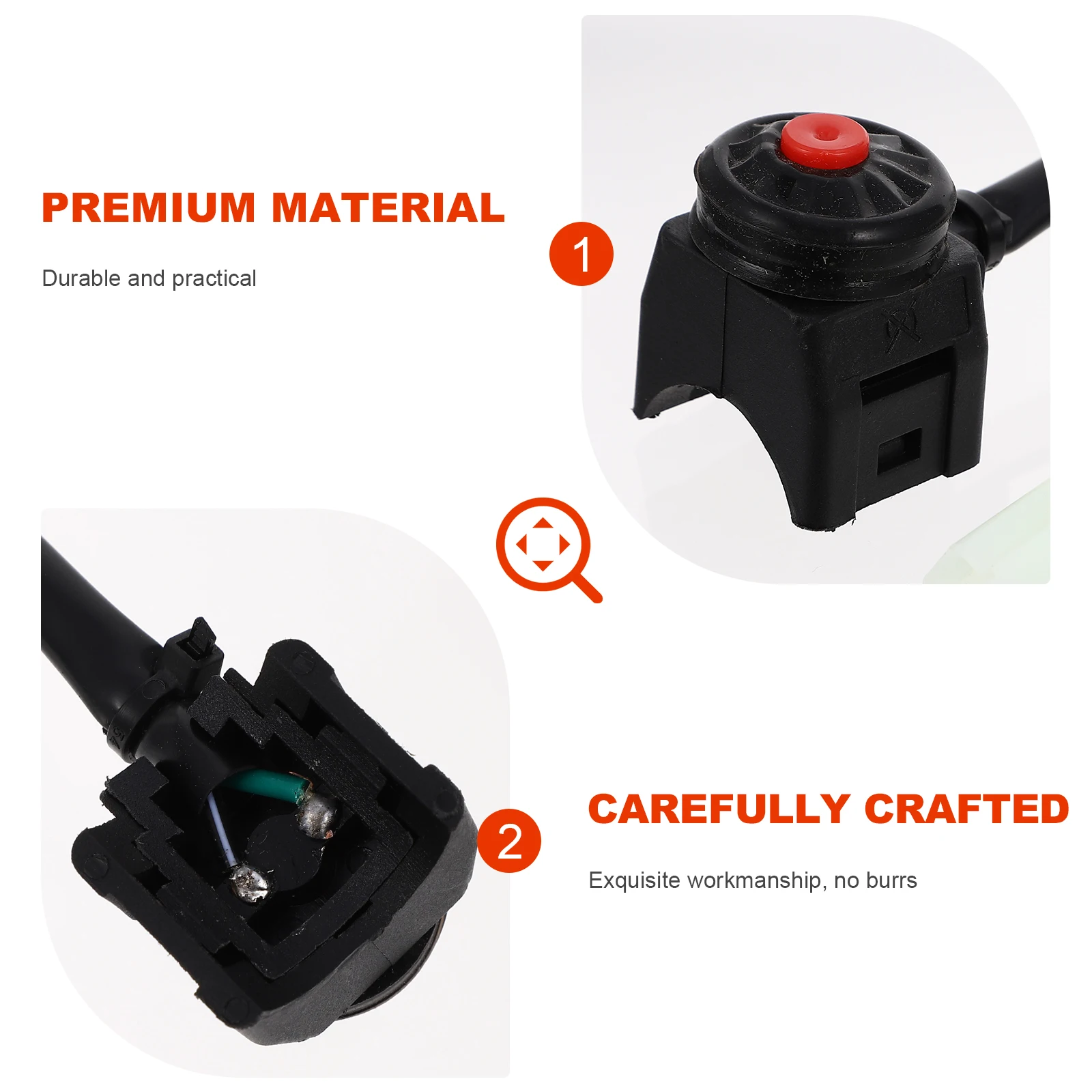 

2Pcs Motorbike Switch Starter Horn Button Kill Engine Stop ATV Motorcycle Panel High Quality Durable