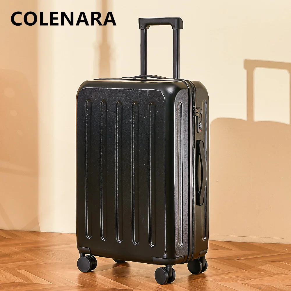 COLENARA ABS+PC Luggage 20 Inches Boarding Box 22 “2426 “trolley Case Business Password Box Women's Handheld Travel Suitcase