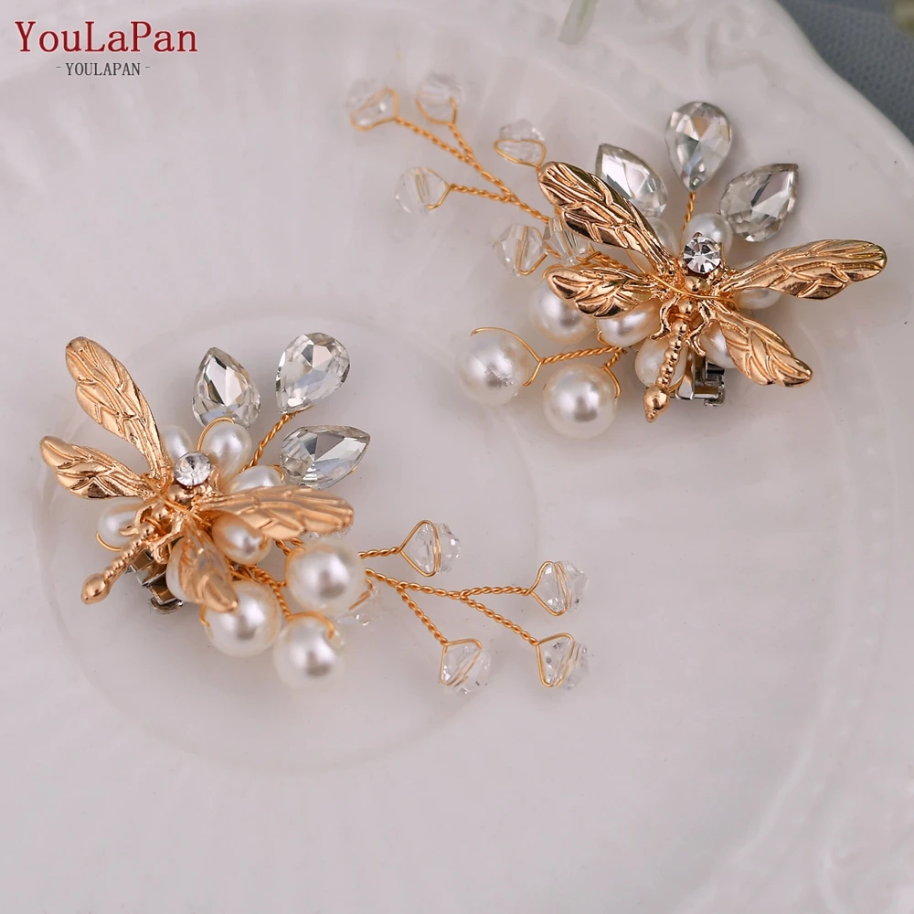 YouLaPan 1 Pair Shoe Clips Removable Charm Woman Shoe Buckle Bride Bridesmaid Wedding Shoe Accessories Heels Decoration Clip X33