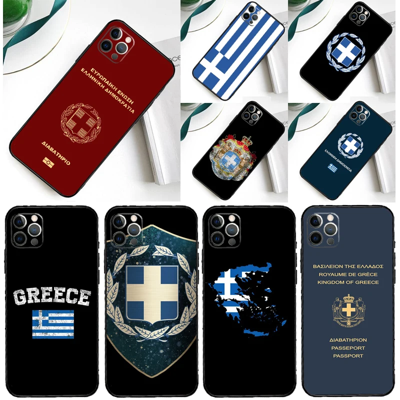 Greece Greek Flag For Samsung Galaxy A34 A54 A14 A55 A35 A15 A53 A33 A13 A05 A06 A16 A22 A32 A52 Phone Case