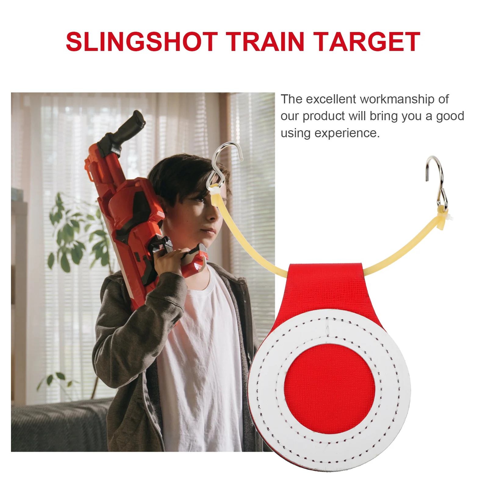 Shooting Practice Target Range Train Targets Sturdy Game Hanging for Round Shaped Super Fiber Tree Mounted