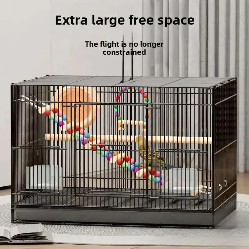 

Bird Parrot Cage Household Special Extra Large Pigeon Bird Cage Turtledove Special Cage Household Breeding Indoor and Outdoor