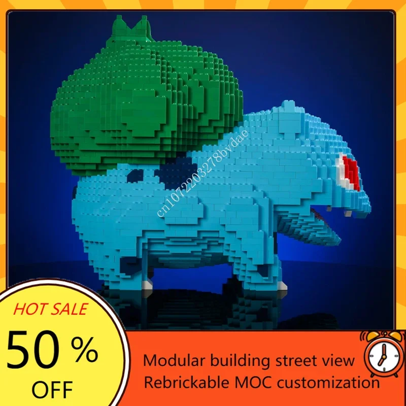 4468PCS MOC Life-Sized Sculpture Series Petal Pal Mega Figure Model Custom Puzzles  DIY Creative Assembly Educational Toy Gifts