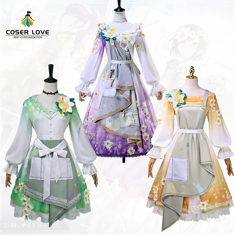 

Project Sekai Illuminated Canvas Shinonome Ena Akiyama Mizuki Asahina Mafuyu Cosplay Costume Carnival Halloween Outfit
