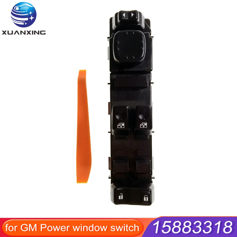 Front Left Side Power Window Switch For Chevrolet Silverado GMC Yukon 15883318