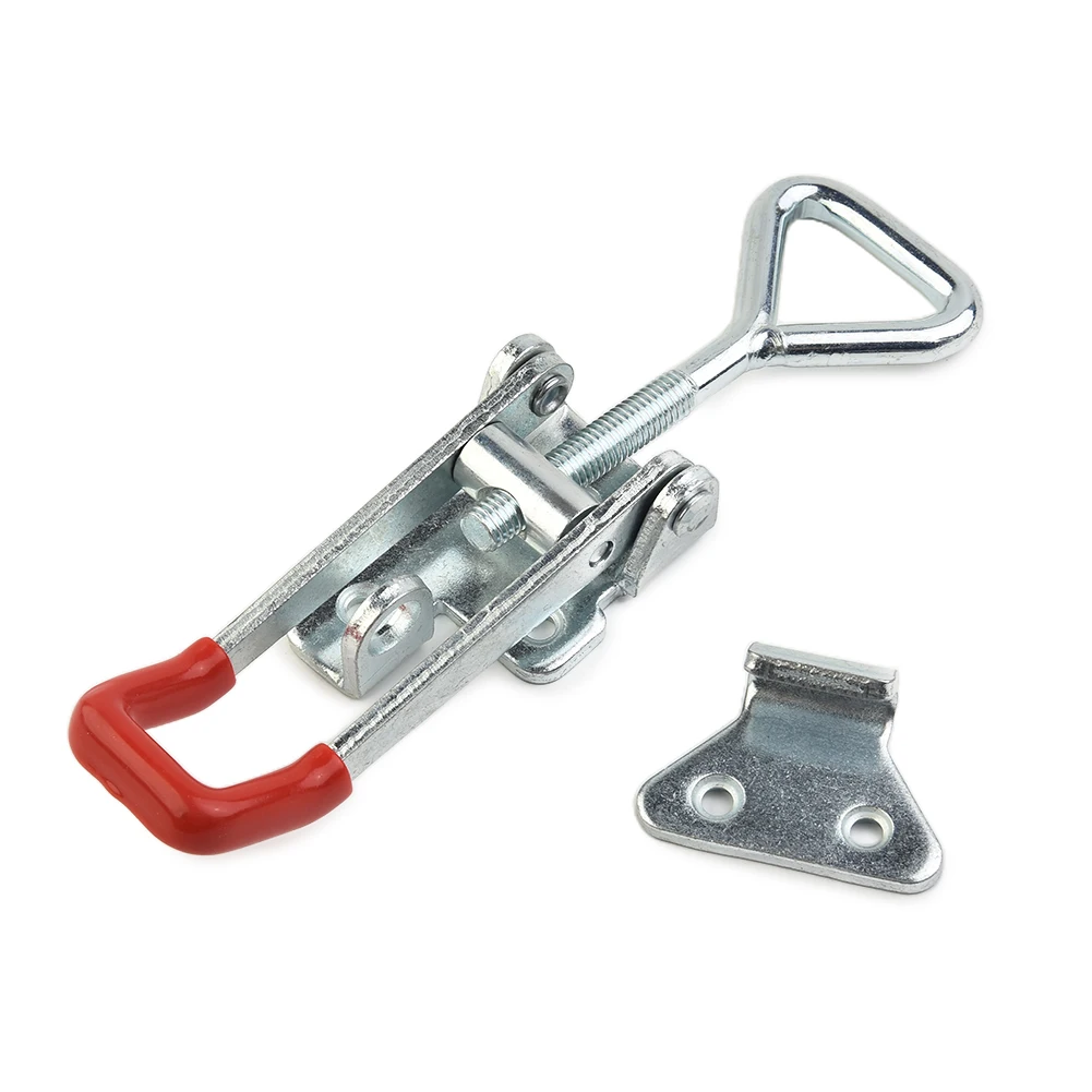 

1PC Adjustable Cabinet Boxes Lever Handle Lock Hasp Toggle Latch Catch Toggle Clamp For Tool Box Case Hasp Hardware