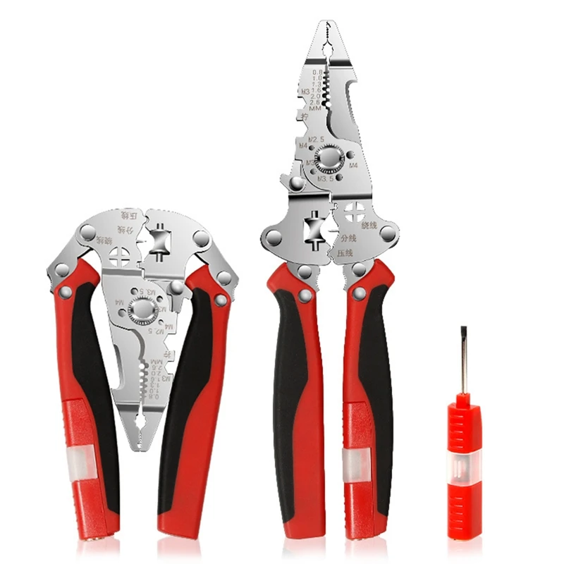 

Top Deals Foldable New Wire Stripper With Test Pencil Professional Cutting And Pulling Wires Multifunctional Wire Stripper