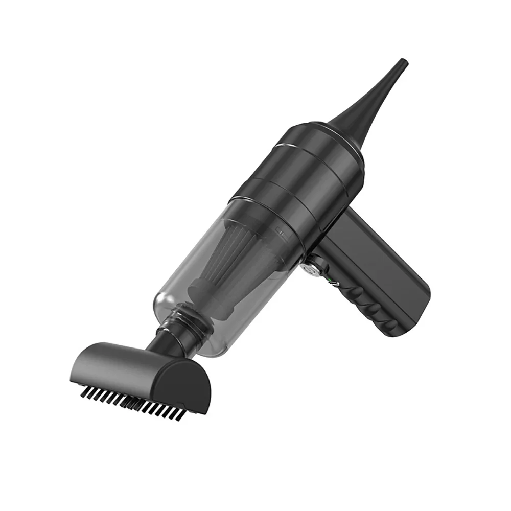 ワイヤレスハンドヘルド掃除機、ミニポータブル強力吸引、ペットに安全、静音、キーボードに優しい。