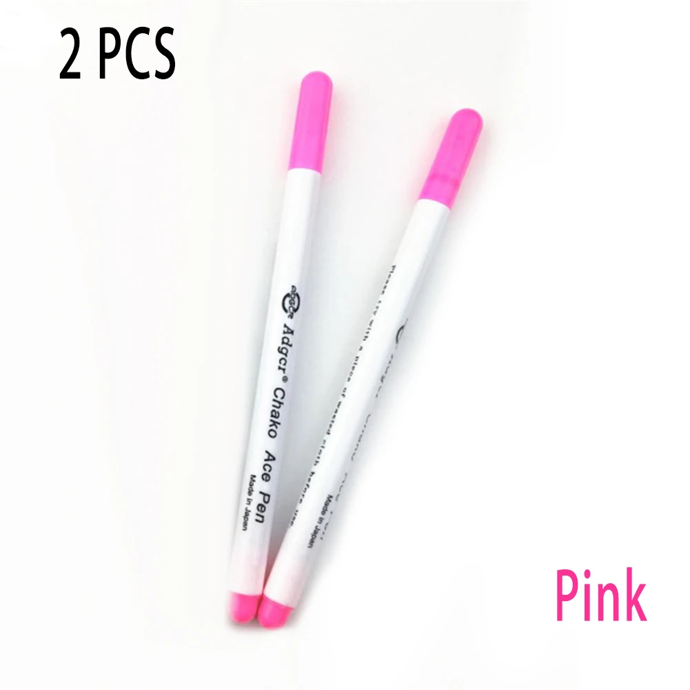 Water Soluble Pens Handy Fabric Marker Pen Set for Sewing and Cross Stitch Erasable and Water Soluble Ink Pack of 2