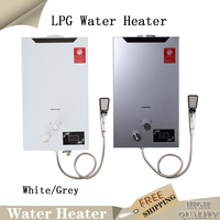 20L 40KW LPG Gas Propane Tankless Water Heater Instant Hot Water Heater Boiler for Camping With Shower Head Kit