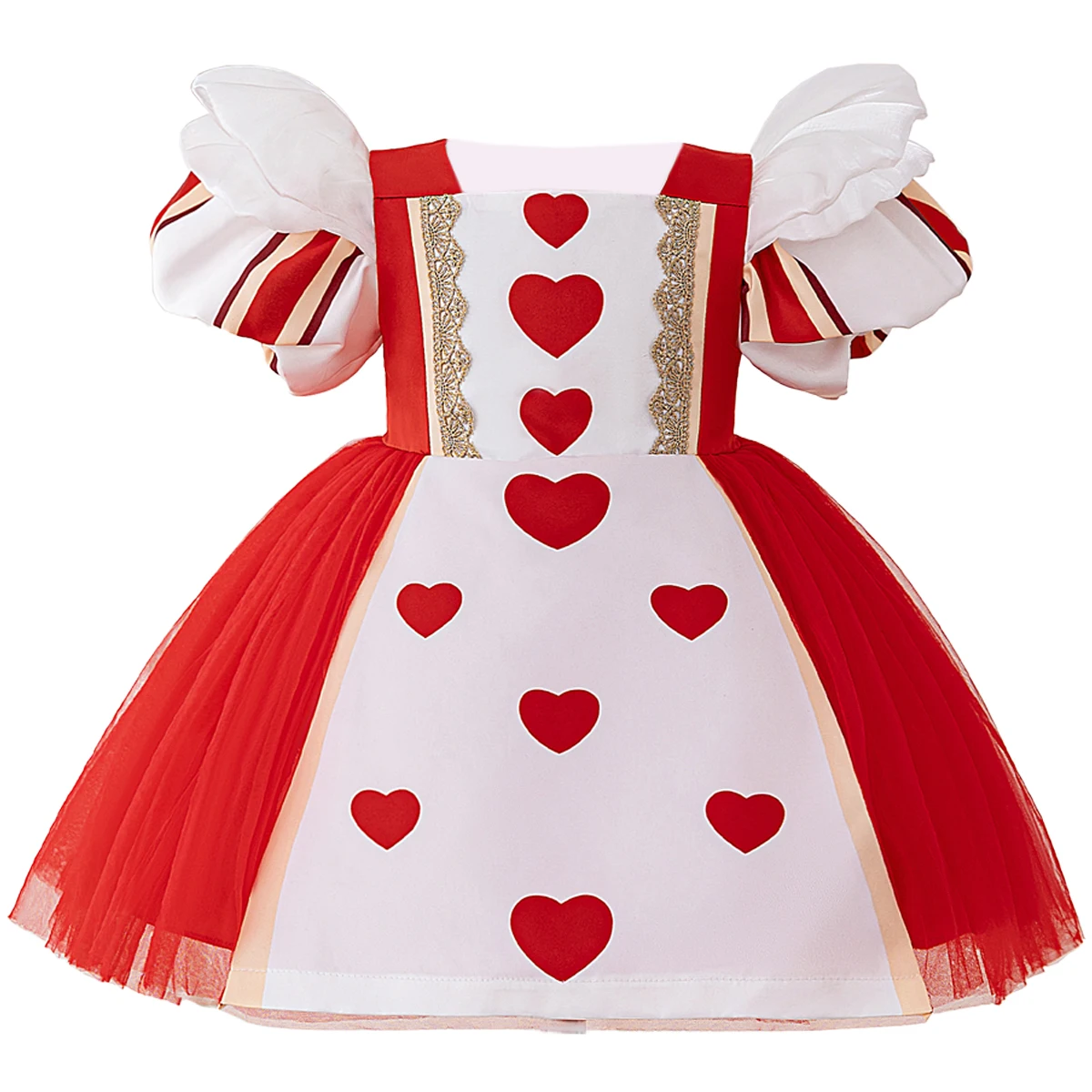

Red Queen Adventures Wonderland Baby Girls Dress Carnival Cosplay Christmas Costume Bow Birthday Party Prom Dresses Kids Clothes