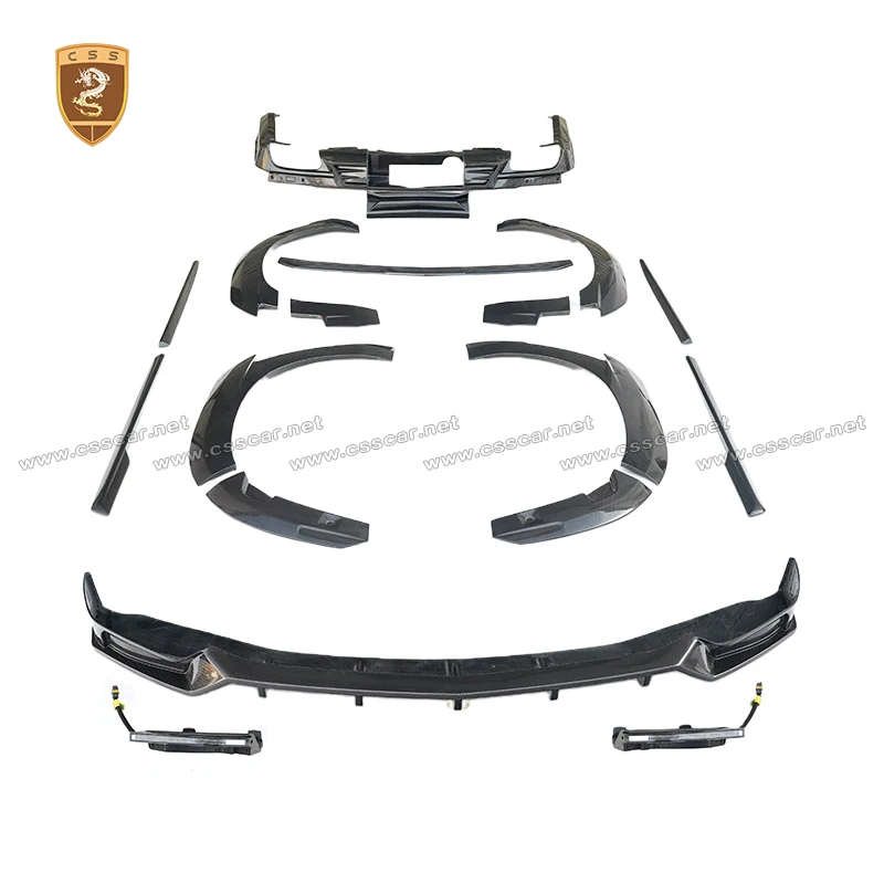 Front Rear Bumper Splitter Diffuser Lip Protect Guard For Cadillac Escalade Larte Style Side Skirt Extension Winglet Kits