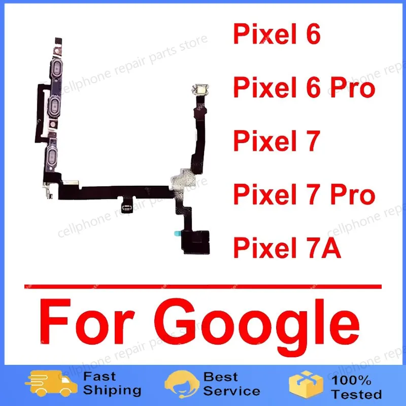 

For Google Pixel 6 7 Pro 7A 6pro 7Pro Power Volume Flex Cable On OFF Power Volume Key Flex Ribbon Replacement