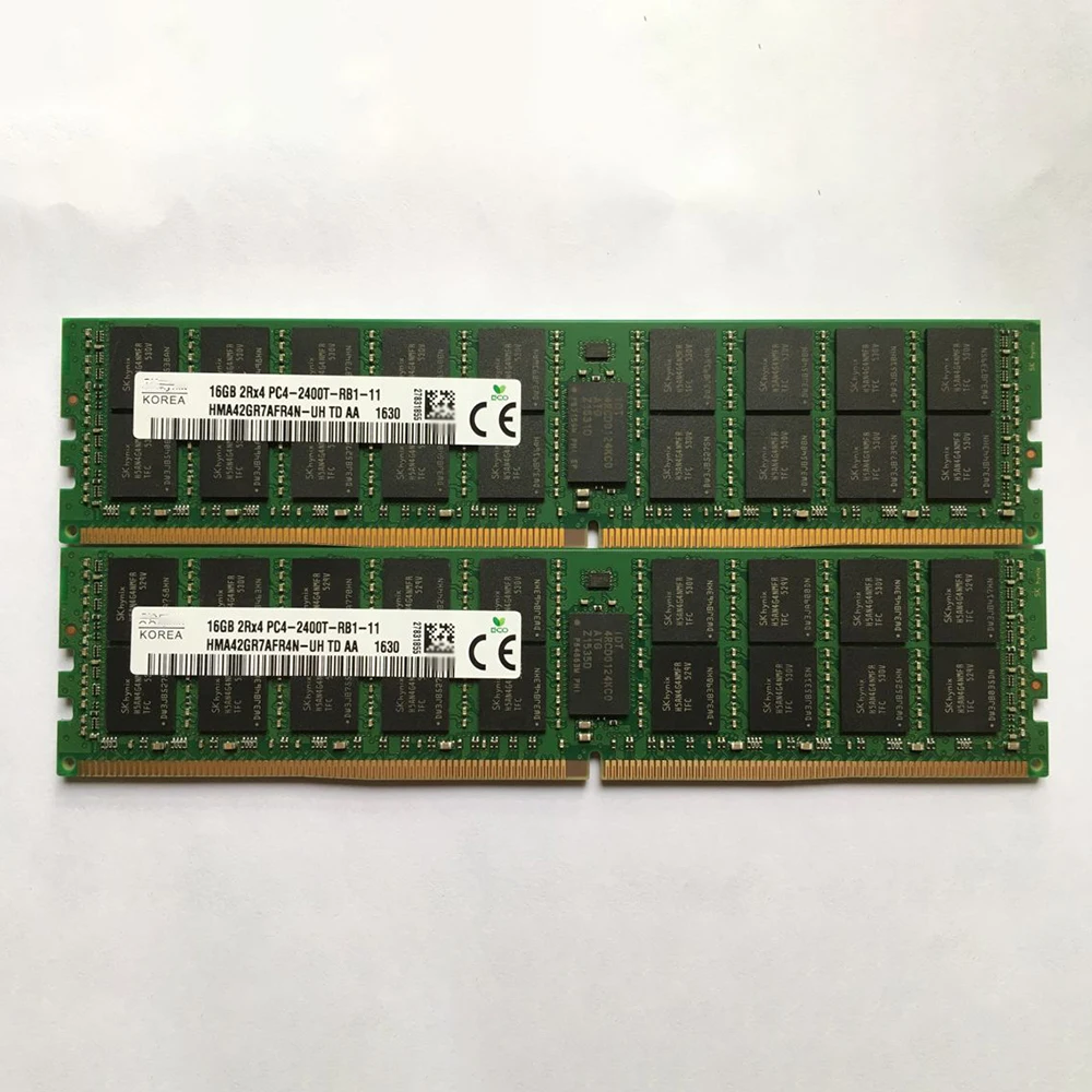 16G DDR4 PC4-2400T RDIMM para DELL R430 R730 R630 R930 Memoria RAM del servidor