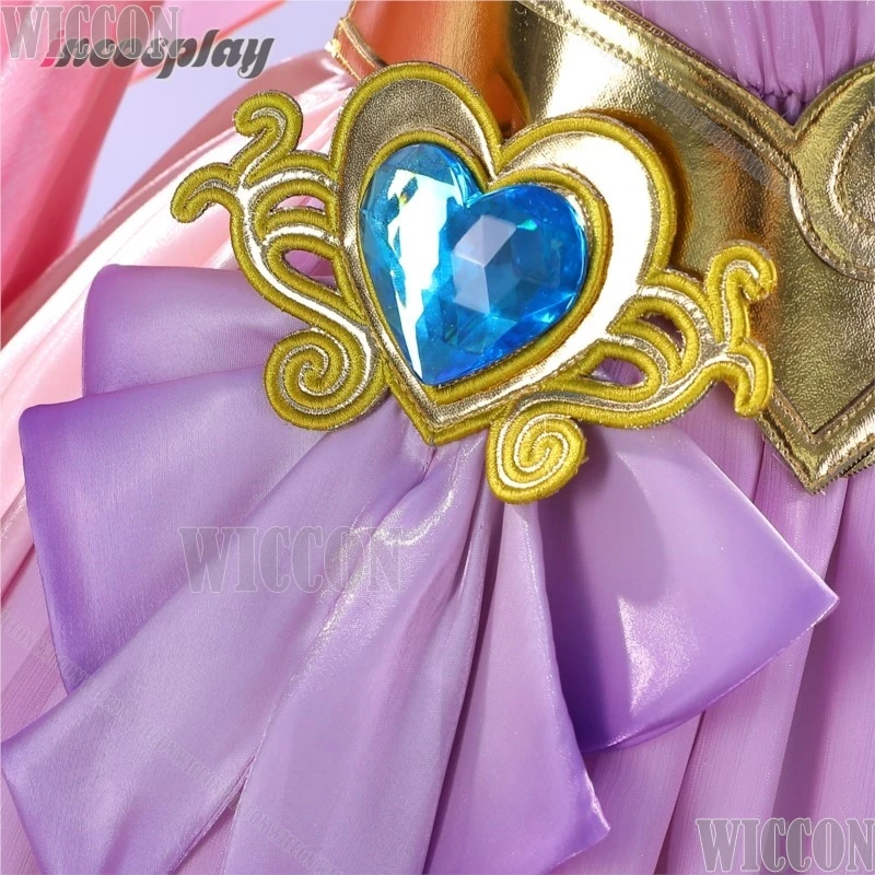 Princesse Cadance poney reine Mi Amore Cadenza Anime Cosplay rose déguisement mignon fille femme costume accessoire Halloween carnaval tenue