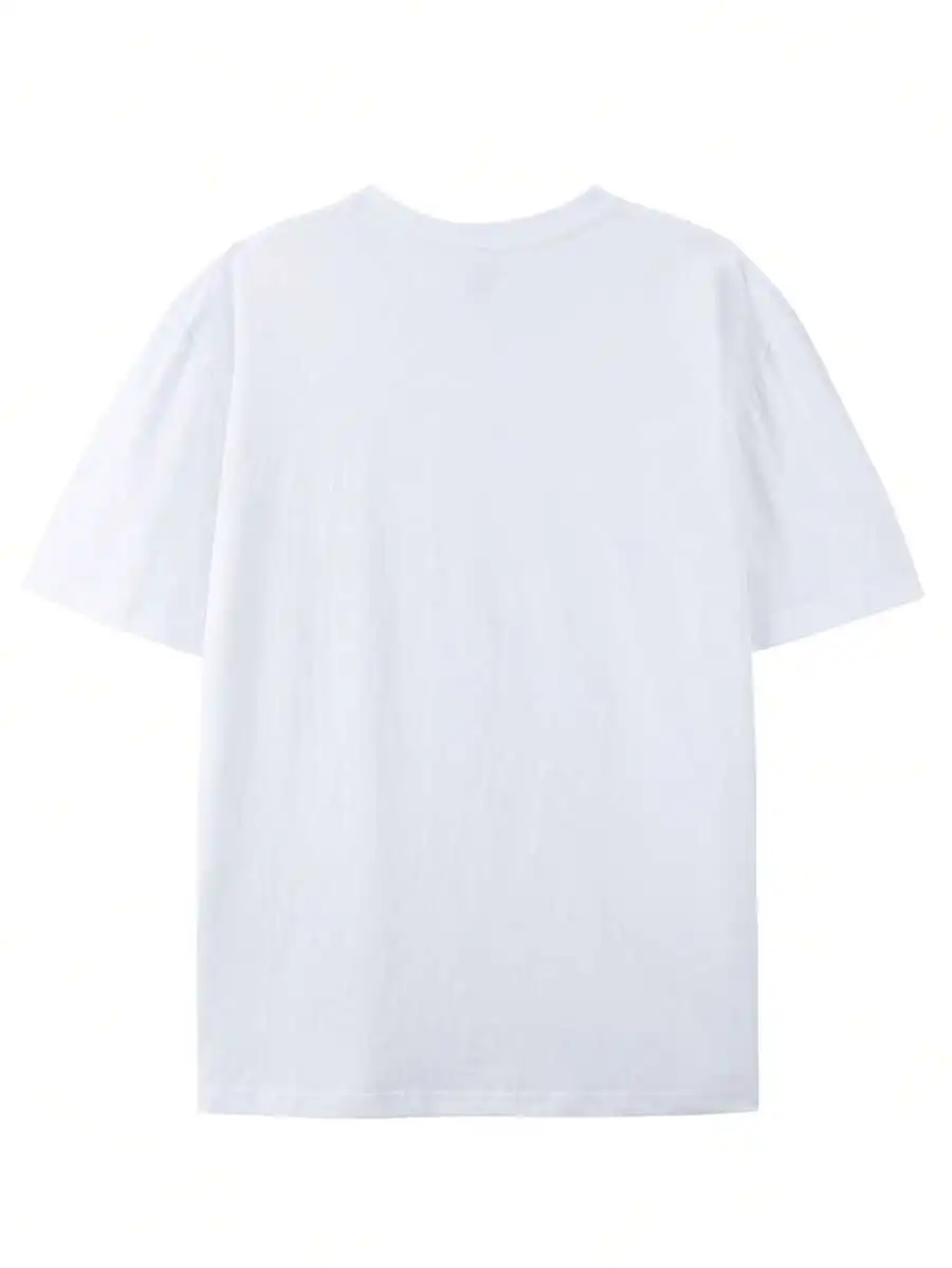 Indie Beach Casual T‑Shirt Unisex Vintage Colorful Shark Species Chart Ocean Marine Animal Tattoo‑Style Graphic Print Loose Fit Short Sleeve Daily Tee