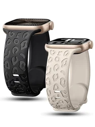 Straps For Apple Watch Band 45mm 44mm 46mm 42mm 41mm 40mm 49mm Engraved correa bracelet iwatch series 11 10 9 8 7 SE 6 5 Ultra 3