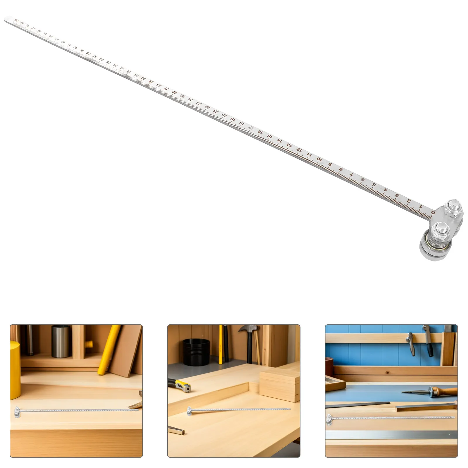 Circular Saw Cutting Guide Stainless .26x1.77x1.57in Portable Positioning Clamps Precision Saw Guide Woodworking Track