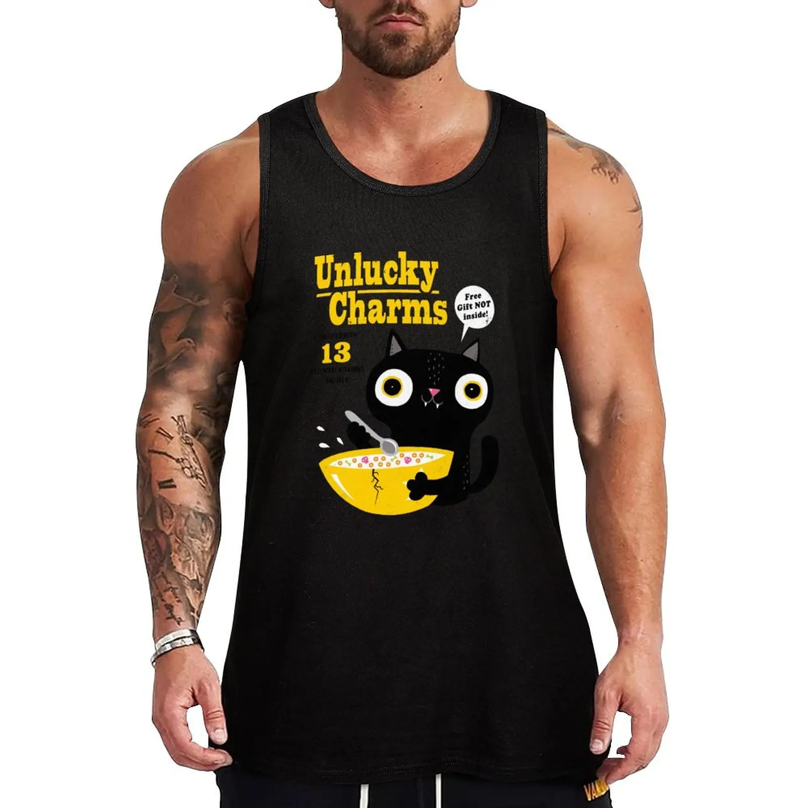 

Unlucky Charms Tank Top Sleeveless top gym shirts gym clothes man fitness