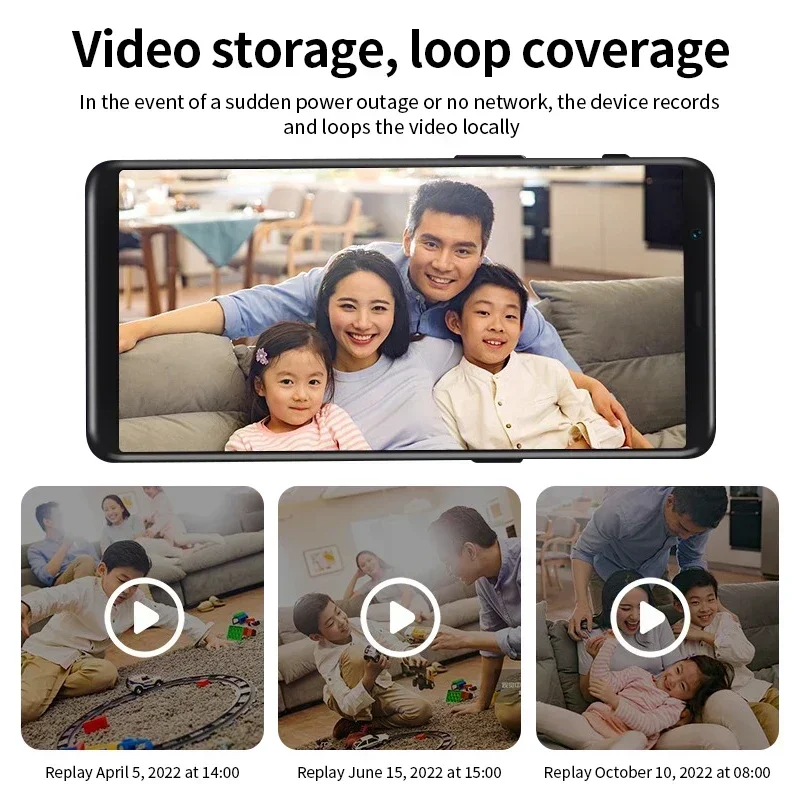 

Wireless WiFi Smart Camera High Definition Night Vision Remote Nanny Baby Surveillance Home Security Camera