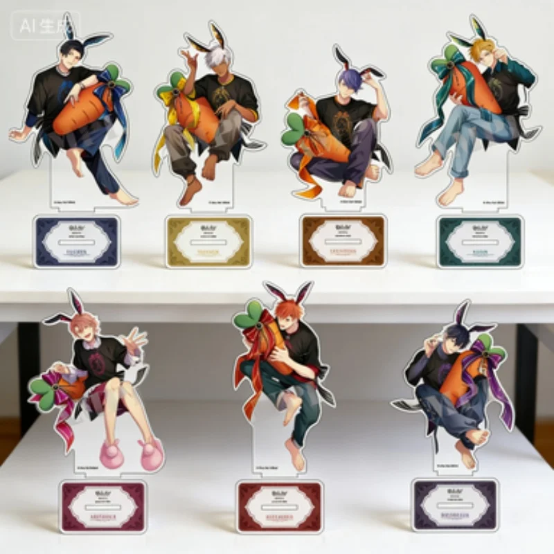 Anime ¡Obey-¡Más! Asmodeus Lucifer Mammon Leviatán Satán soporte acrílico modelo placa decoraciones de escritorio regalo para seguidores