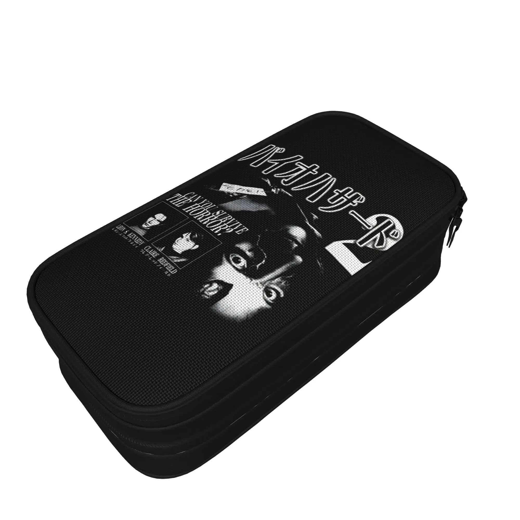 Fun Residents Evils Game Pencil Case  Pencil Pouch Pen Holder for Girls Boys Large Storage Bag Office Gifts Stationery view 2