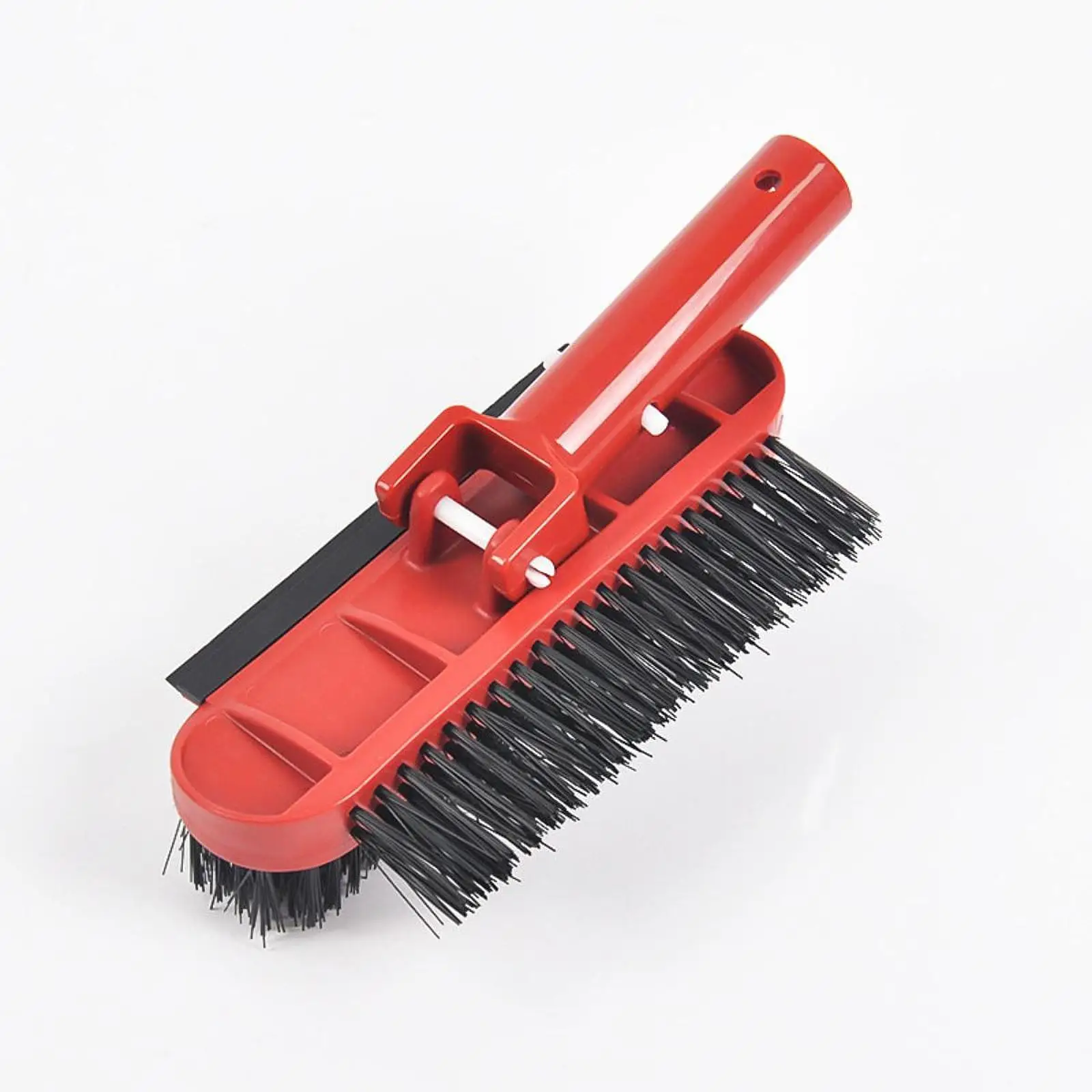 Multifunctional Pool Brush for Above Ground Pools with Rotatable Head Lightweight Curved End Bristles Cleaner