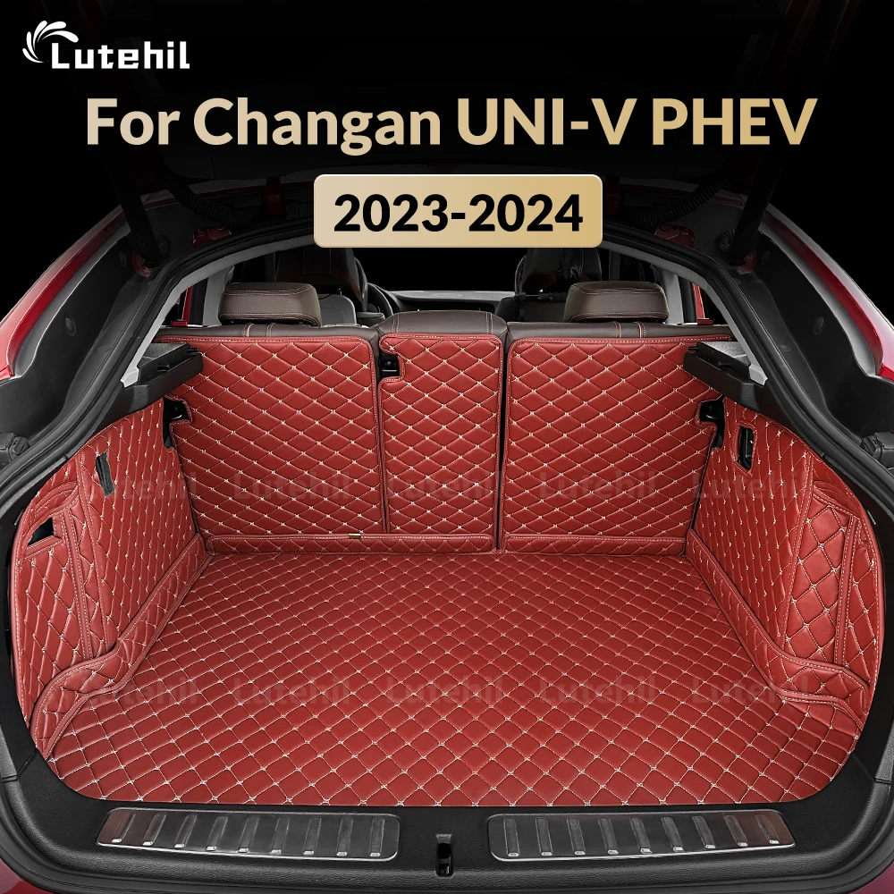 

LUTEHIL For Changan UNI-V PHEV 2023 2024 Auto Full Coverage Trunk Mat Car Protective Pad Cargo Liner Interior Accessories