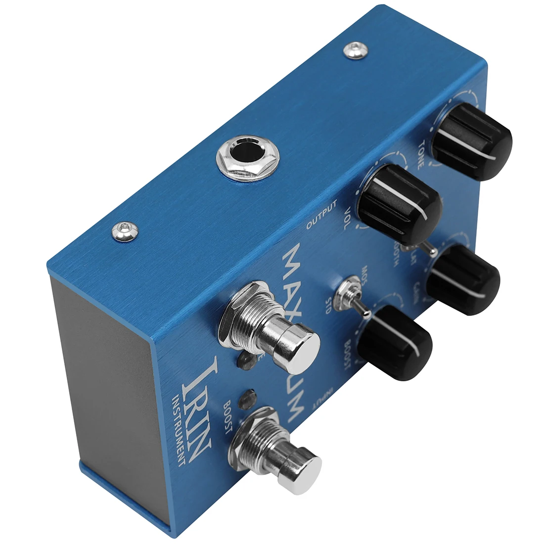 

IRIN AN-41 MAXIMUM Overdrive Pedal DRIVE Channel Clean Tone without Compression Two Adjustment Gears Effect for Guitar/Bass Part
